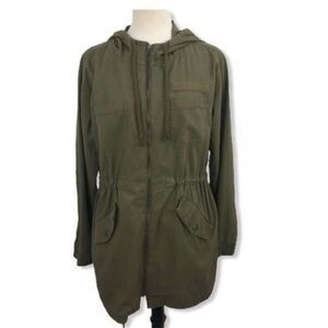 Olive Green Hooded Jacket BP